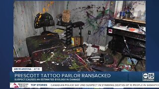 Tattoo parlor in Prescott ransacked