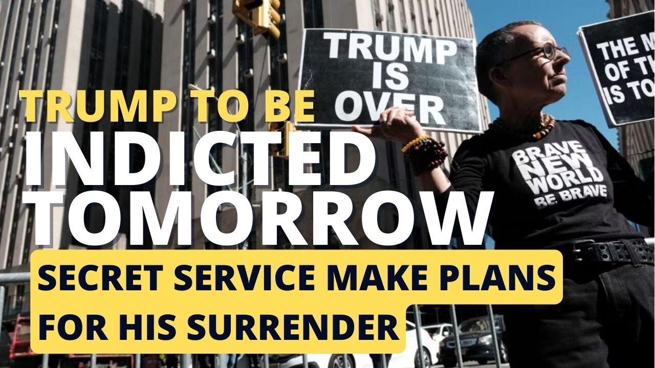 Secret Service Prepare For Trump's Surrender - Praying For The Future Of America 03/21/2023