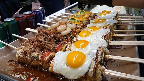 Japanese style popular street food collection! #rumble #food #japenesefood