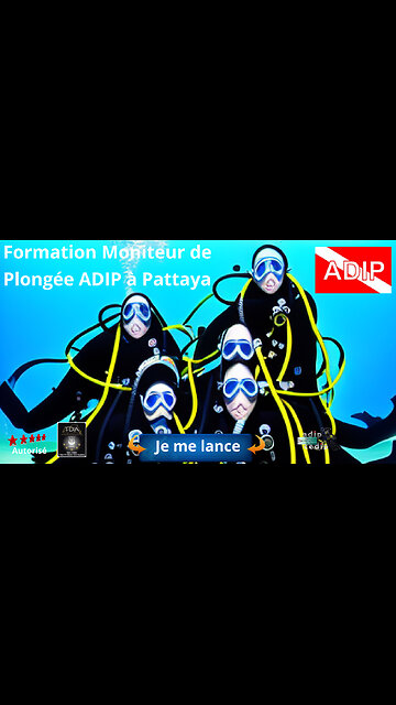 Formation Moniteur de Plongée ADIP à Pattaya Transformez votre Passion en Carrière Lucrative