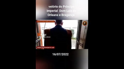 Velório de Dom Luiz: Frederico Viotti falando do príncipe Dom Luiz de Orleans e Bragança