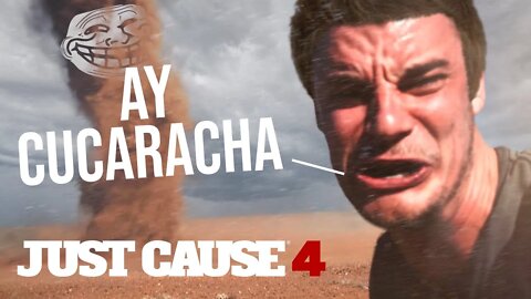 IMIGRANTE ILEGAL TENTA ATRAVESSAR FRONTEIRA NUM TORNADO — Just Cause 4