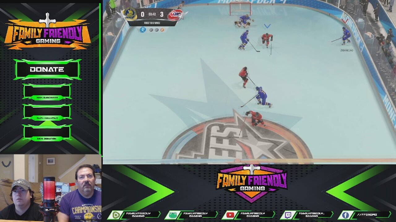 NHL 22 NHL Threes Sweden vs Red