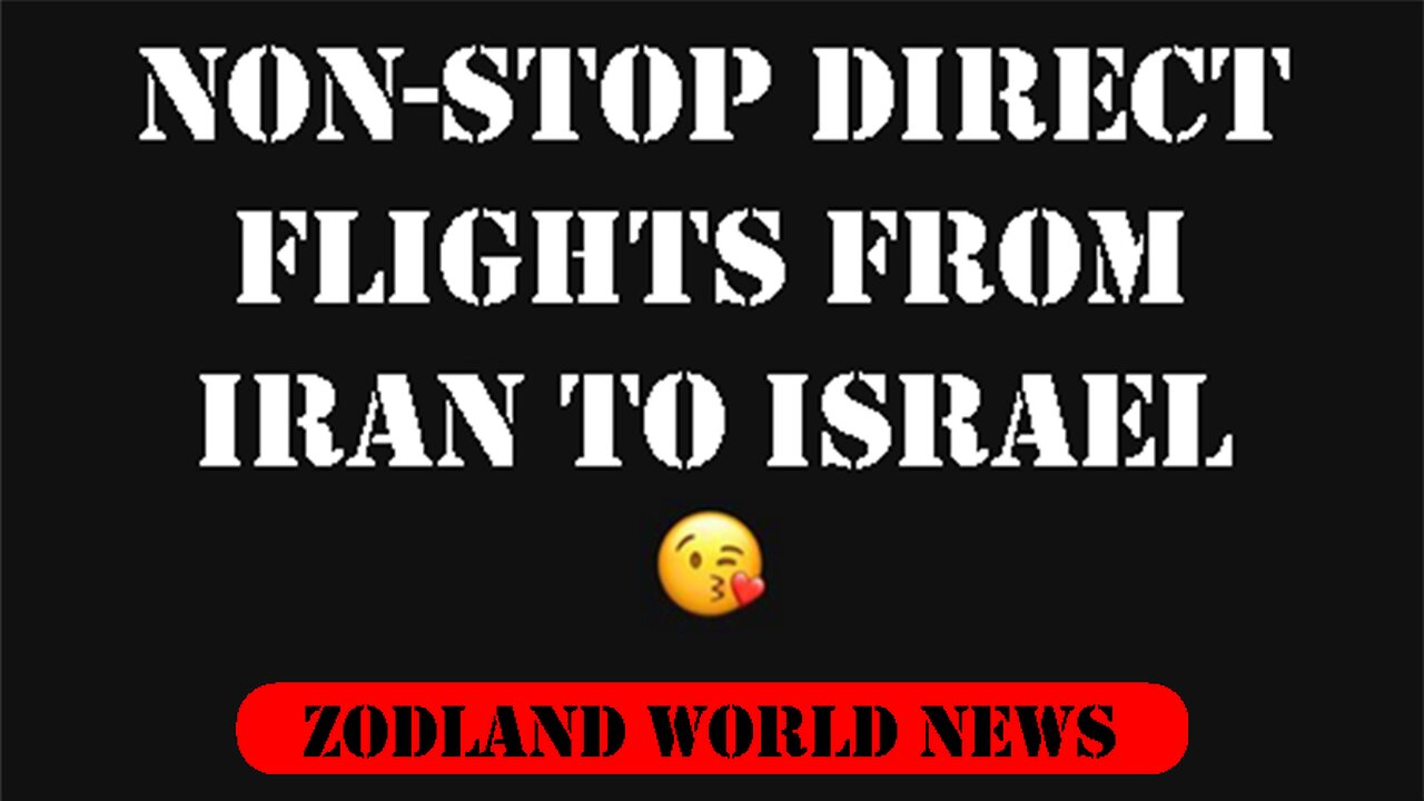 ►🚨▶⚡️🇮🇱⚔️🇵🇸 🇱🇧⚡️ Iran Announces Non-Stop Air Service to Israel