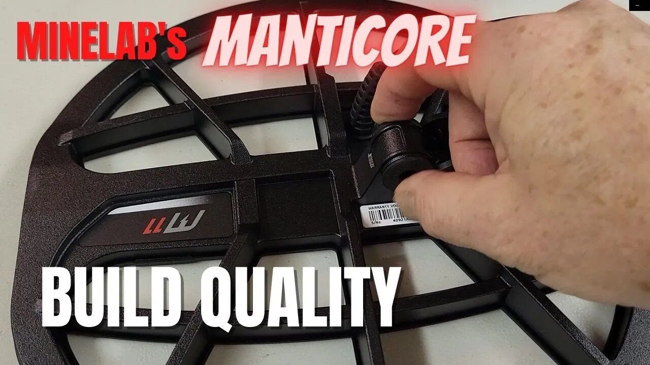 Minelab Manticore Build Quality. Do They Address Your Concerns?