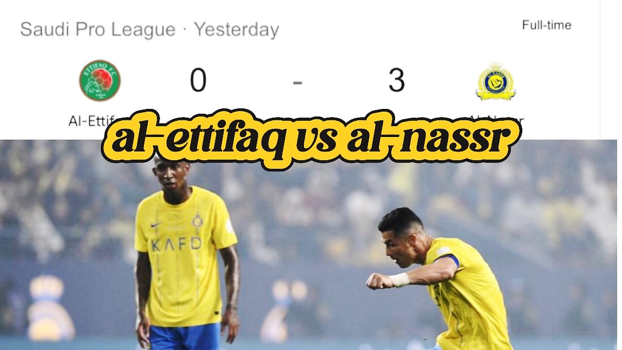 Cristiano Ronaldo Goal - Al-Ettifaq vs Al- Nassr 0-3 Extended Highlights & Goals 2024