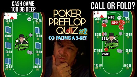 POKER PREFLOP QUIZ FACING A 5-BET #2