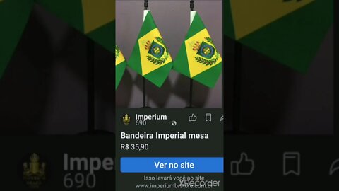 Bandeirinha Imperial de mesa na loja imperium