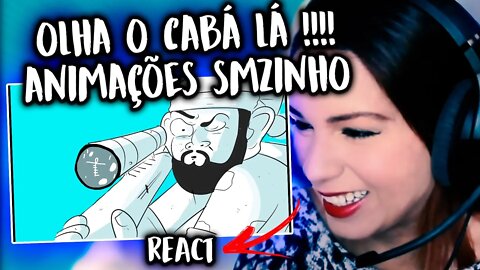 REACT - ANIMAÇÕES SMZINHO (O CABA LÁ, UM TIME PERDIDO NA GUERRA , NINGUEM ESCUTA NADA)