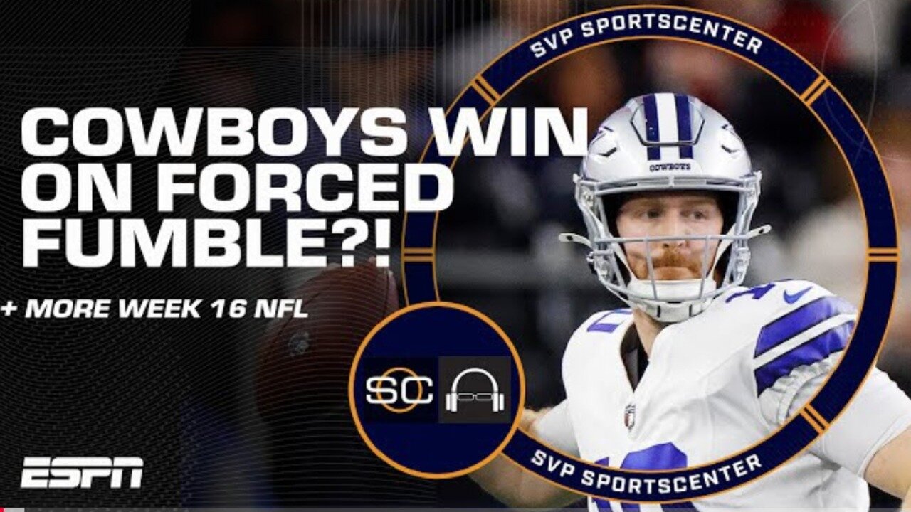 FORCED FUMBLE?! Cowboys' WILD WIN vs. Bucs + Week 16 action | 😯SC with SVP