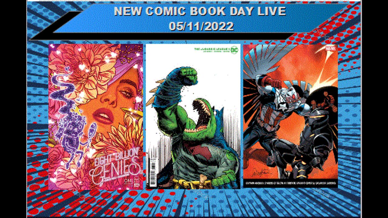 NEW COMIC BOOK DAY LIVE 05/10/2022 LIVE FROM BLACK CAT COMICS