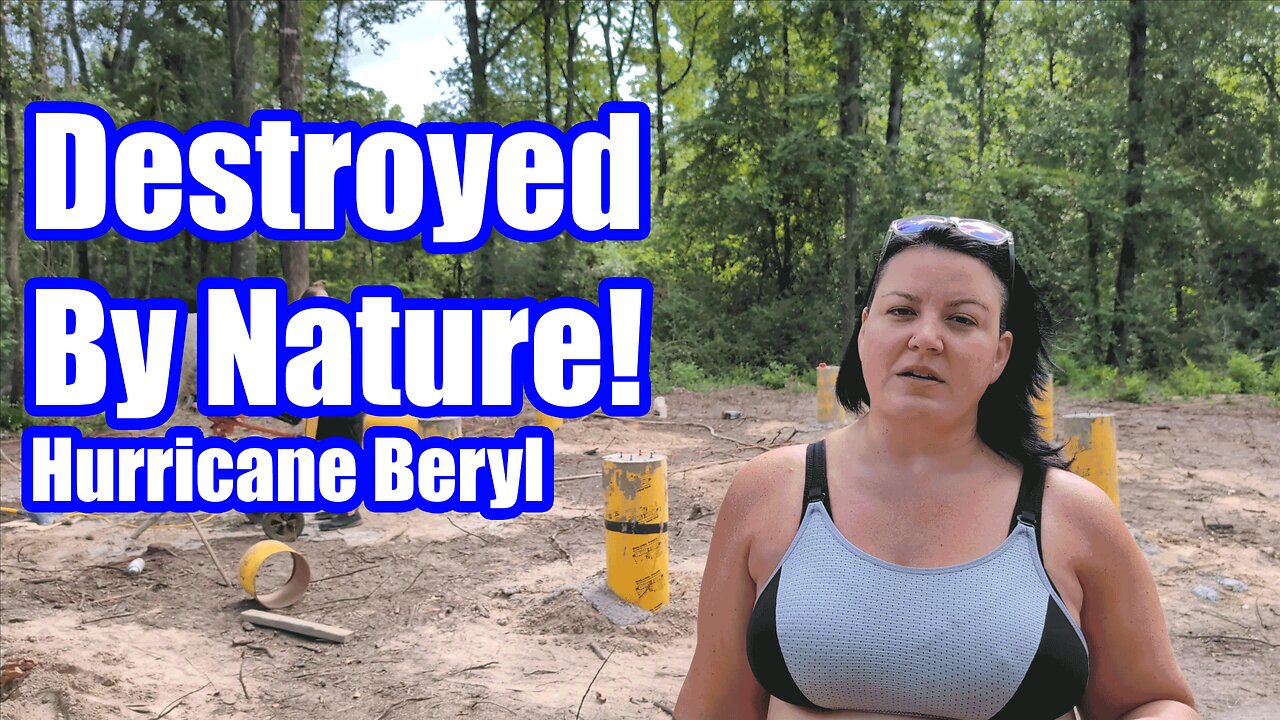 Ep. 16 - We got our steel foundation done... and then a freak storm hit and destroyed our hard work