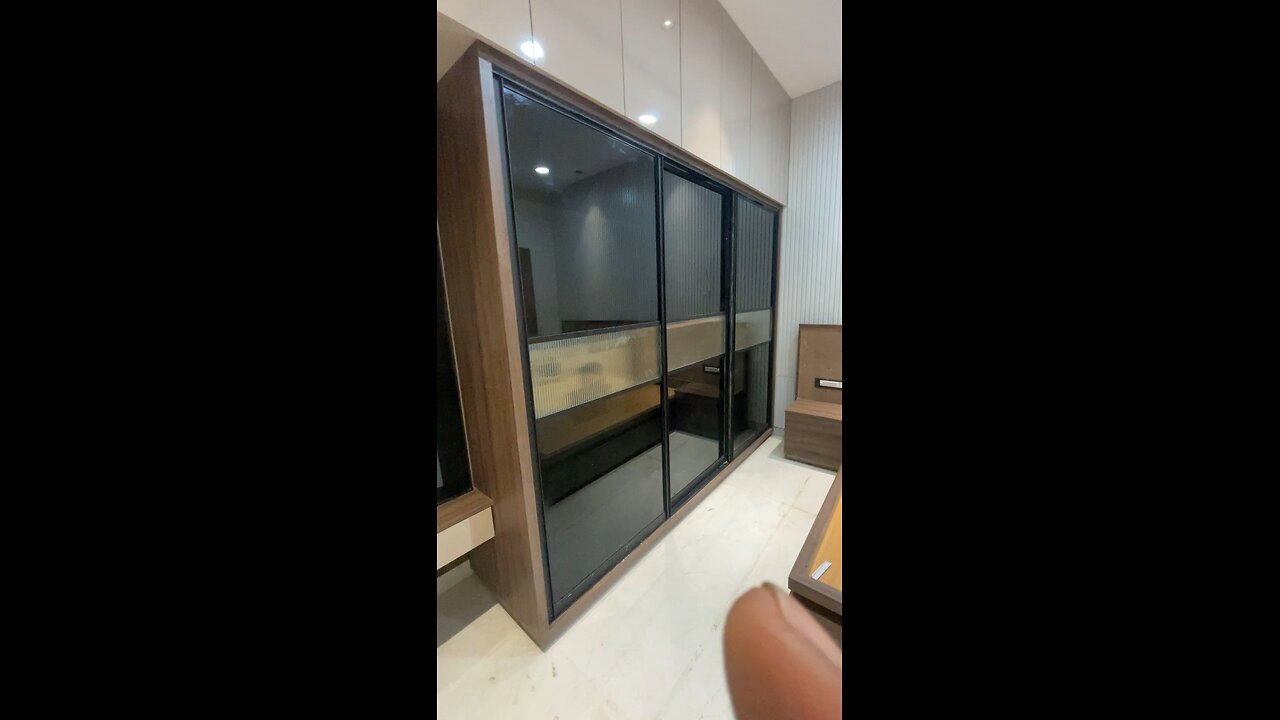 Cupboard profile sliding door