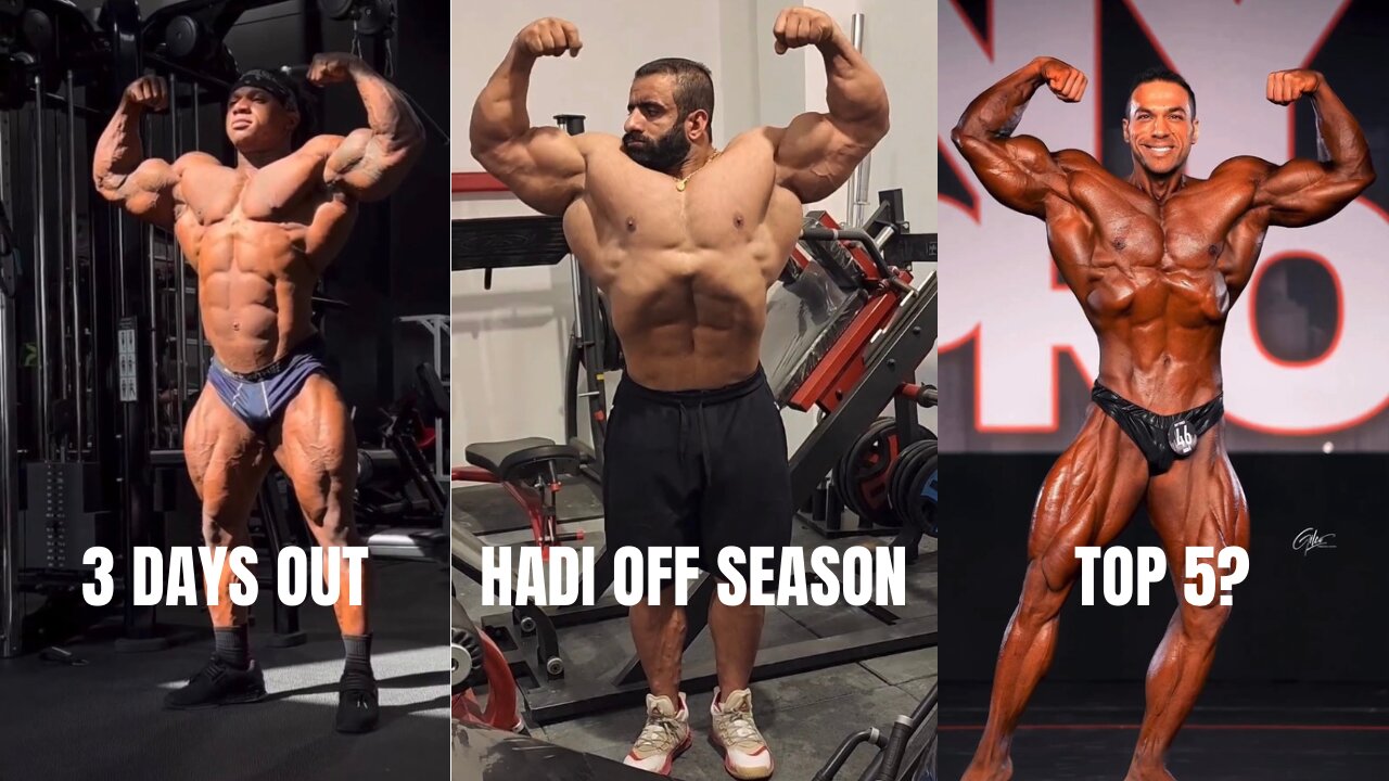 Hadi Choopan Looks FREAKY! + Tonio Burton 3 Days Out + Michael Daboul Top 5?