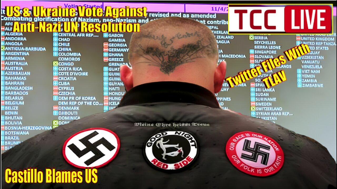 Ukraine Vote Against Anti-Nazi UN Resolution, Castillo Blames US, Twitter, FTX w TLAV