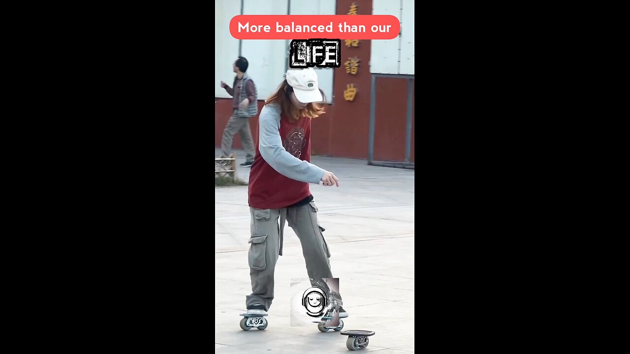 She's more balanced than my life #funny #memes #comedy #skating #satisfying #dank #lifememes