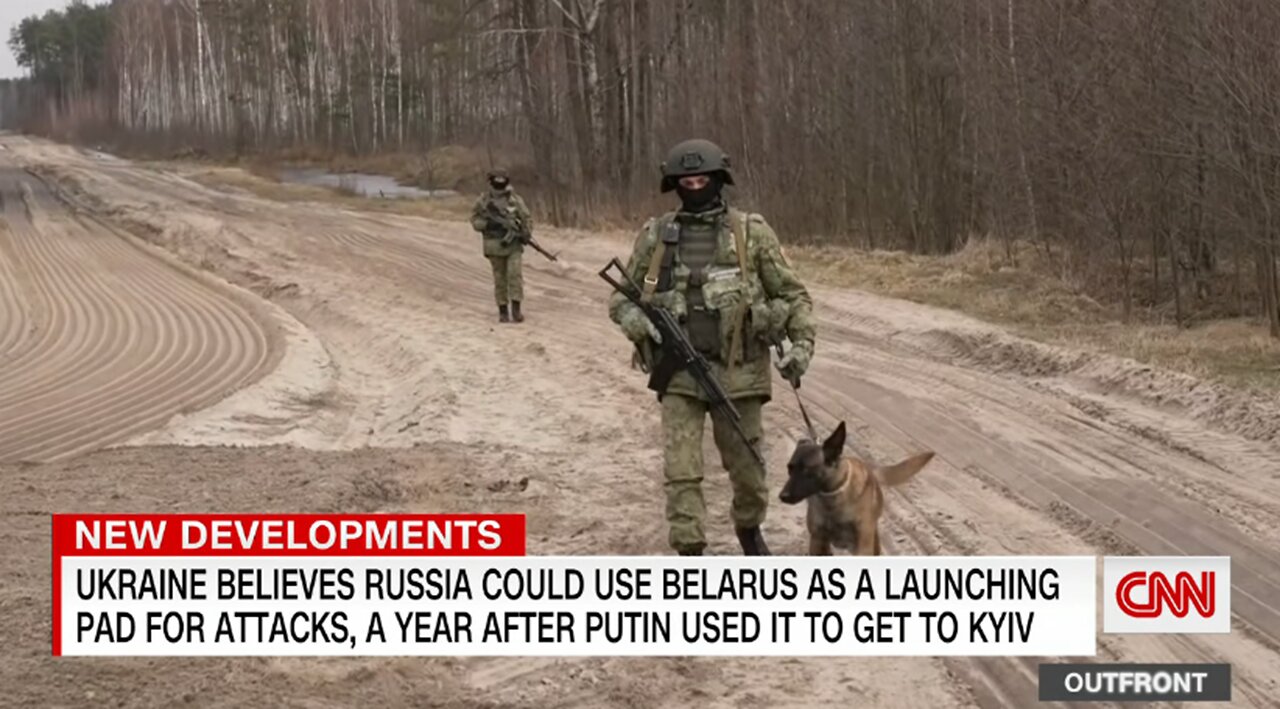 CNN: Tensions mount at the Belarus-Ukraine border