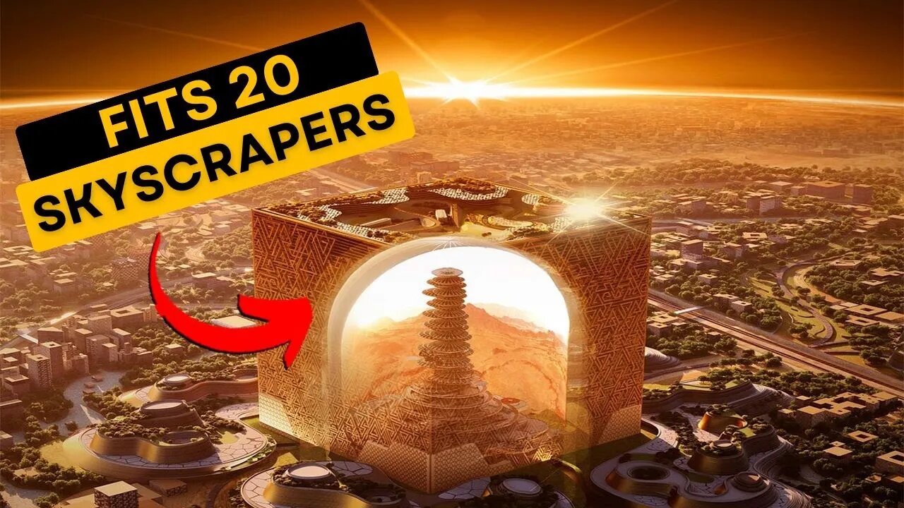 The Mukaab Cube = 20 Empire State Buildings