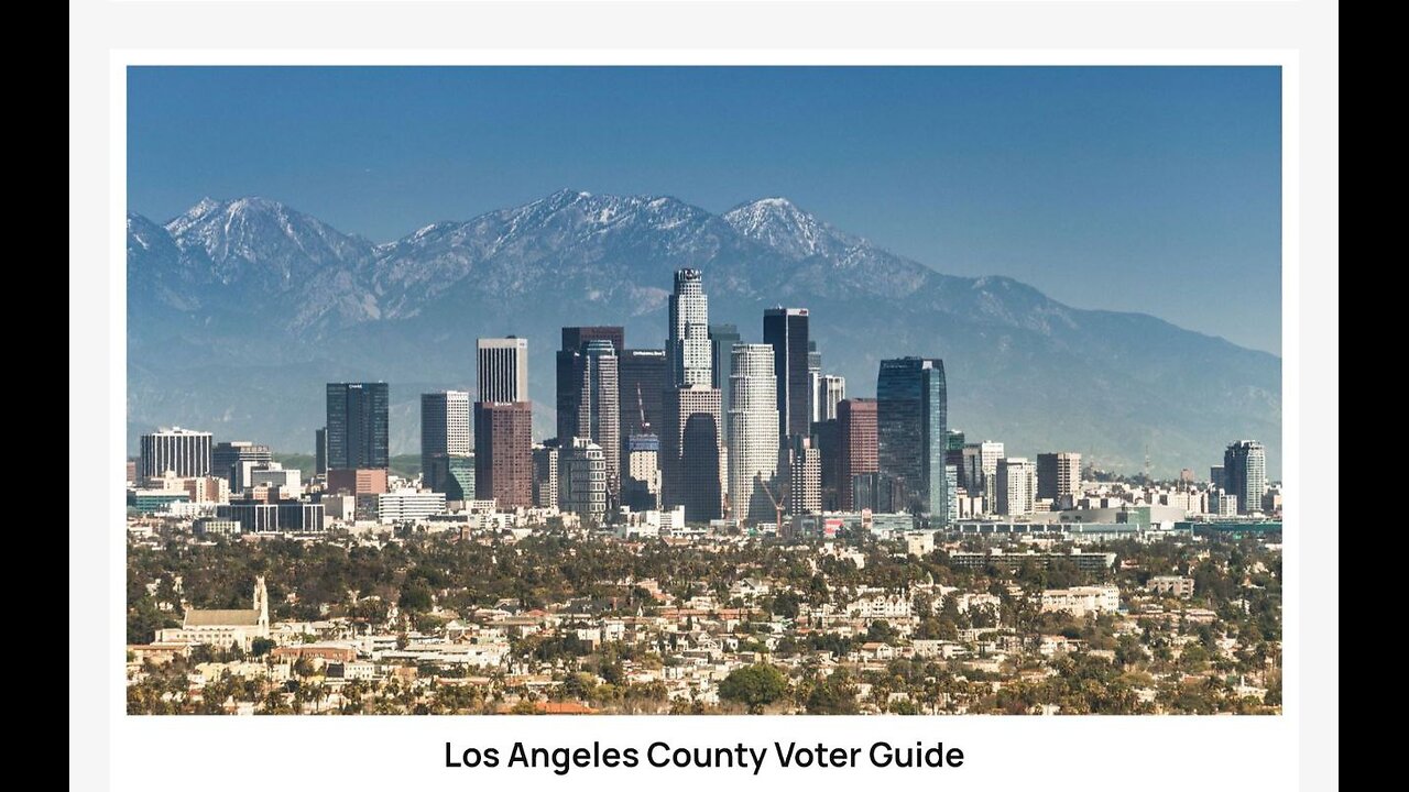 Texts only for Los Angeles county voters