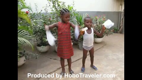 Cute Children Saying, "Where is Trash Can?" in Ewe Language-The Seeds Project Togo West Africa