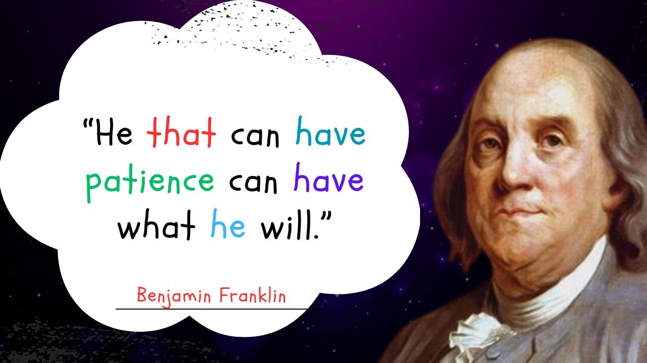 Wisdom of Benjamin Franklin: Inspiring Quotes for Success and Personal Growth