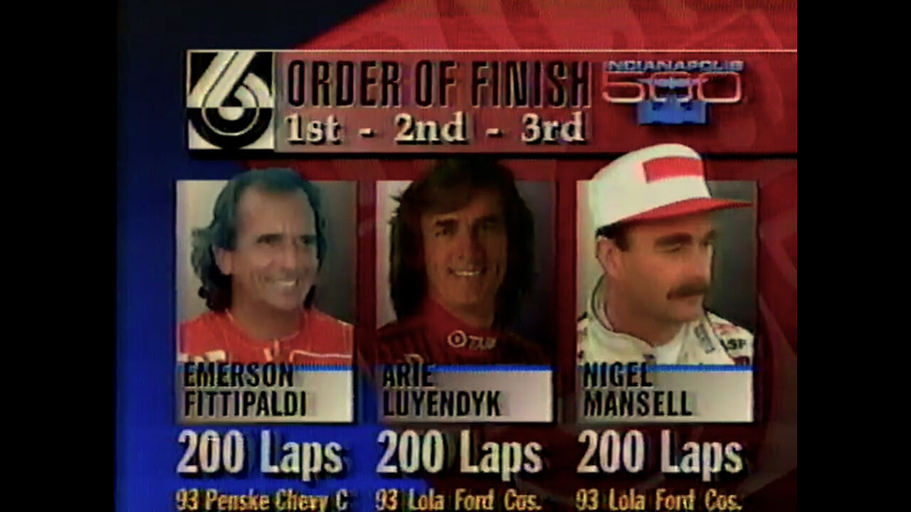 May 30, 1993 - Ed Sorensen Recaps the Indianapolis 500 for WRTV