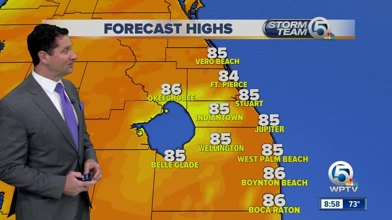 Tuesday midmorning forecast