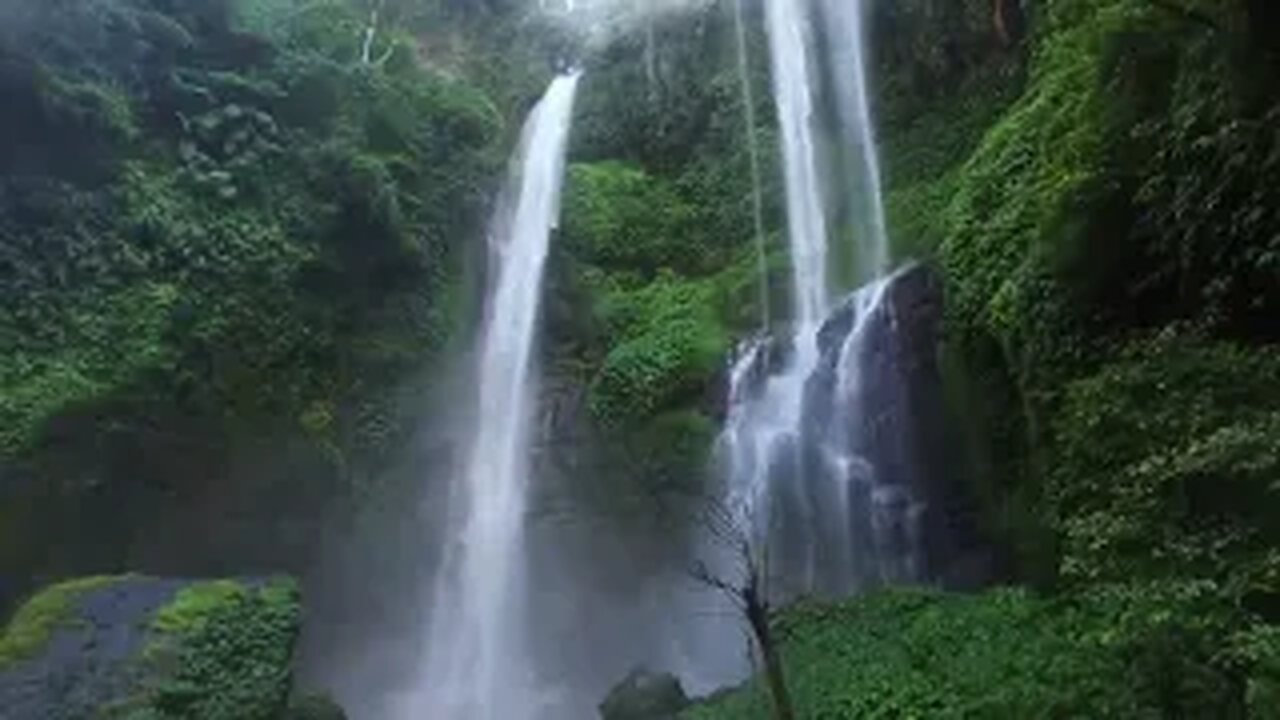 Soothing Waterfall and Ocean Waves Meditation For the best start of the day.