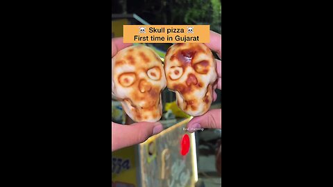 This Skull💀 Pizza Makes You Crazy🤯 #delicious #food #rumbles