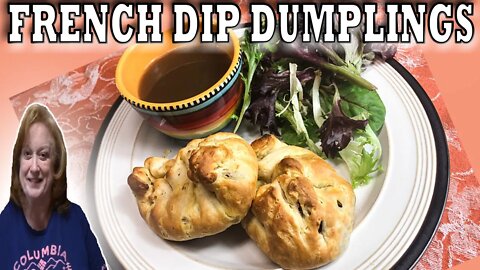 FRENCH DIP DUMPLINGS RECIPE | COOK WITH ME 5 INGREDIENT EASY DINNER IDEA