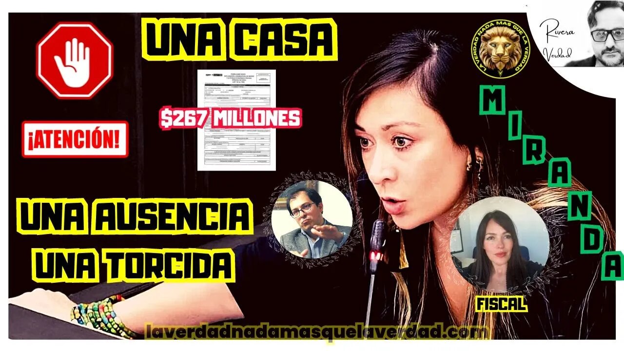 KATHERINE MIRANDA UNA CASA UNA AUSENCIA UNA DECLARACIÓN DE RENTA TORPE UNA TORCIDA - DENUNCIA -