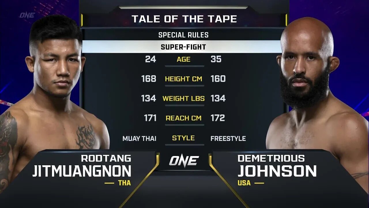 Rodtang vs. Demetrious Johnson | ONE Championship Full Fight