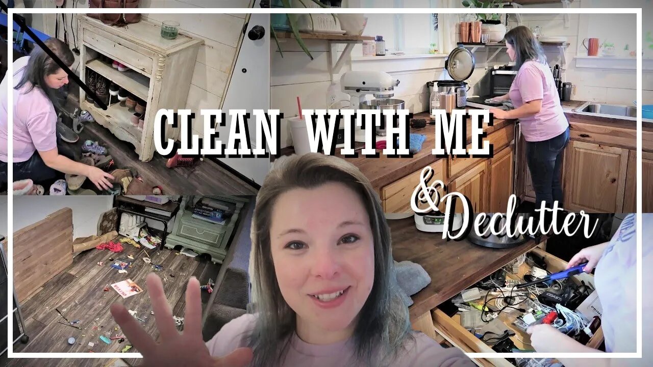 Catching Up//Decluttering Challenge//Clean with Me//Speed Cleaning