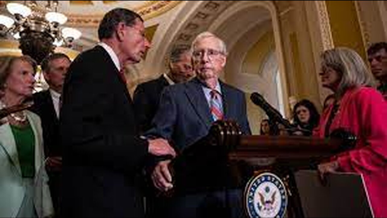 MORNING SPIN 7/27/23 MITCH MCCONELL FREEZES AND THE LADY IN GREEN DRESS