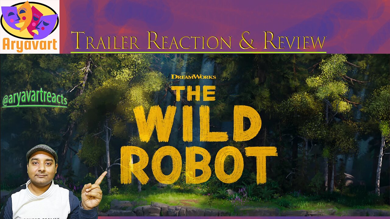 THE WILD ROBOT | Trailer Reaction & Review