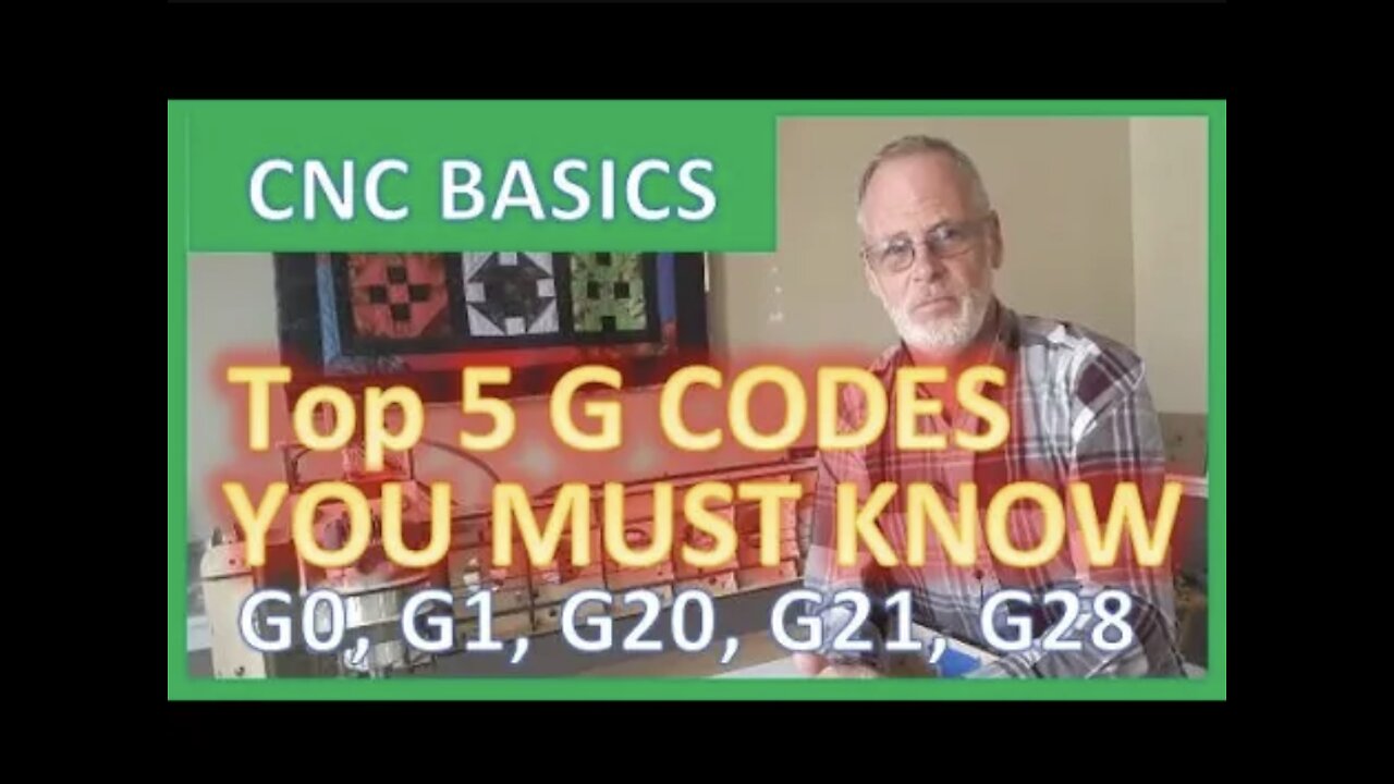 TOP FIVE ** MUST KNOW ** G Codes You Will Use For & How To Use Them on your cnc, Router Laser, gcode