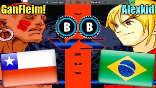 Street Fighter Alpha 3 (GanFleim! Vs. Alexkid) [Chile Vs. Brazil]