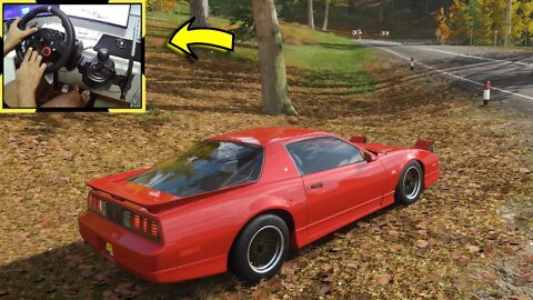 PONTIAC FIREBIRD TRANS AM GTA - Forza Horizon 4 gameplay / Volante Logitech g29