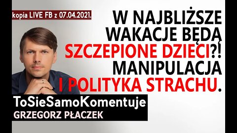 W najbliższe wakacje będą szczepione dzieci?! Statystyki nie pokrywają się ze słowami rządzących?