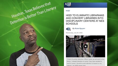 Houston, TX Believes that Detentions are Better than Literacy?!