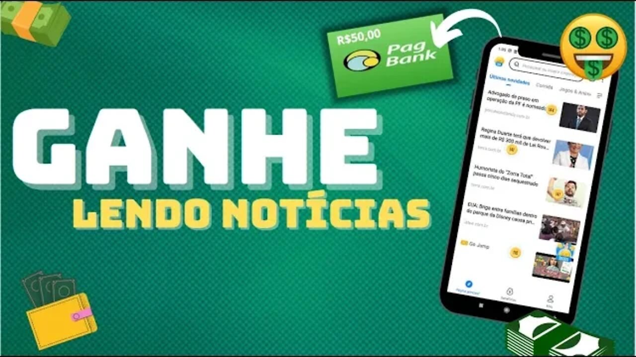 [PROVA DE PAGAMENTO] NOVO APLICATIVO PARA ler notícias GANHAR NO PAGBANK NA HORA