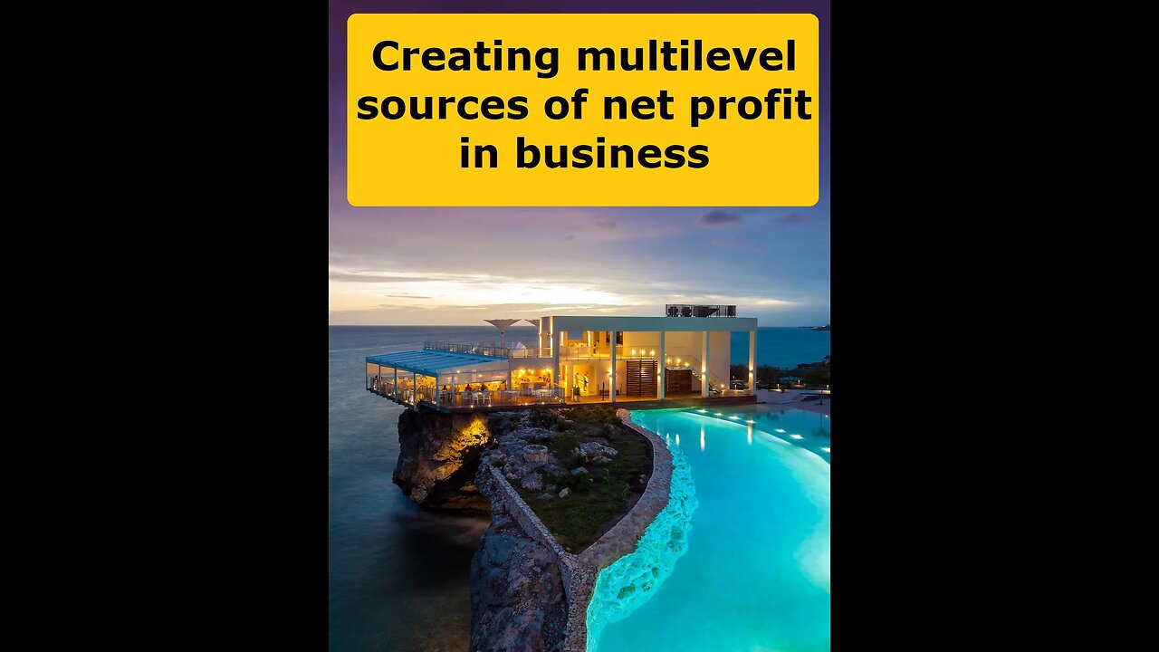 Creating multilevel sources of net profit in business. Marketing. AI.