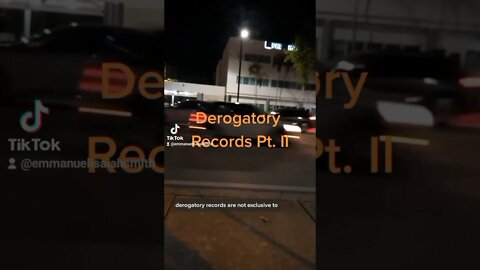 Derogatory Records Pt. 1-4 : Gangstalking in Action(2)