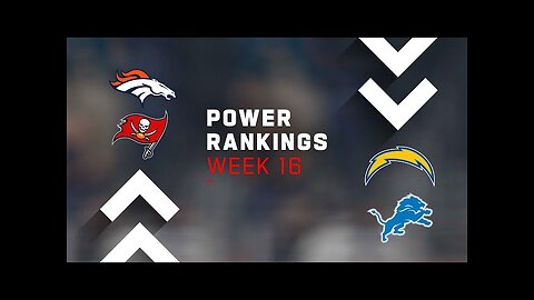 Week 16 Power Rankings!