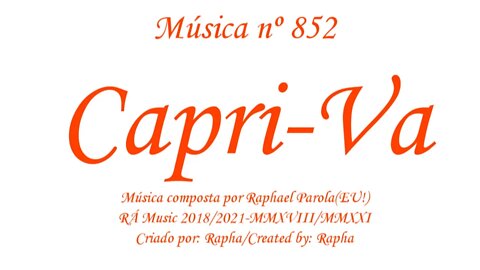 Música nº 852-Capri-Va