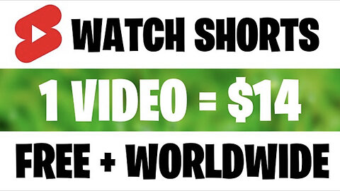 Make $14.00 Per YouTube Shorts Video You Watch (Earn Money Watching YouTube Vide... 15K views