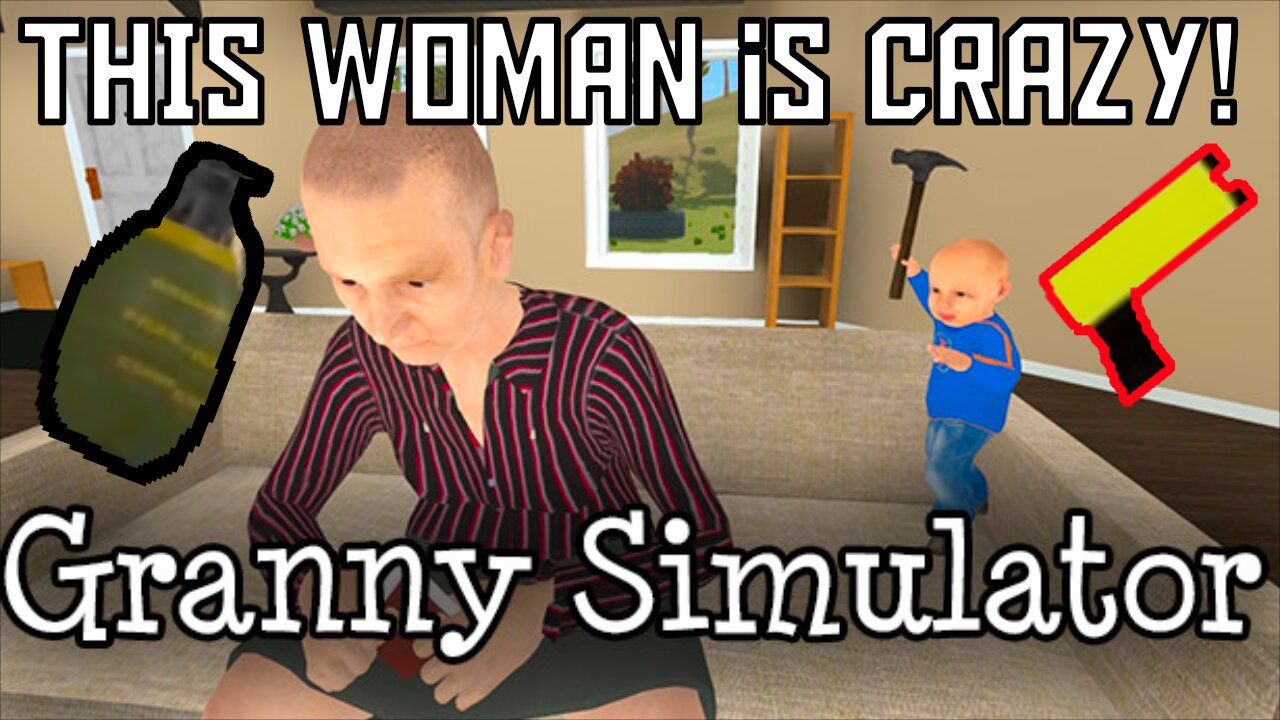 I'm a Baby Fighting the WORST Babysitter EVER! - Granny Simulator