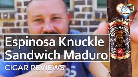 Is the HYPE REAL? Guy Fieri & Eric Espinosa's KNUCKLE SANDWICH Maduro - CIGAR REVIEWS by CigarScore
