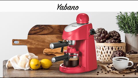 Yabano Espresso Machine, 3.5Bar Espresso Coffee Maker