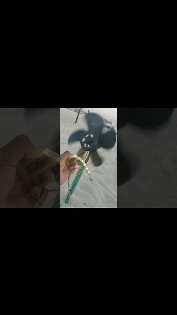 Watch That Bright Lights Powered By Fast Spinning Windmill